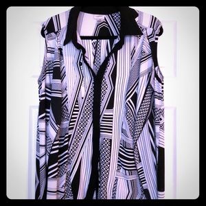 👚2/10 ANY SHIRT - Funky high low sleeveless shirt